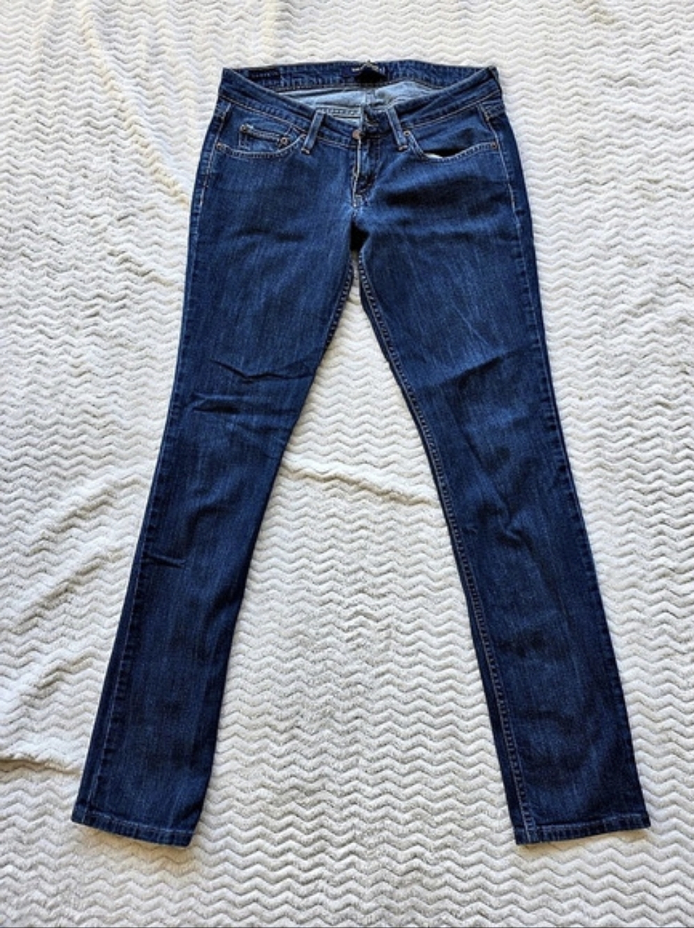 Levi's Too Superlow Size 7 Blue Slim Jeans